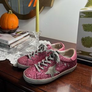 Pink Glitter Golden Goose Superstar 37/7